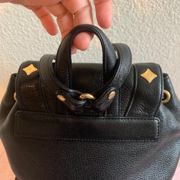 Authentic Preloved Leather MCM Vintage Mini Black - Picture 7 of 8